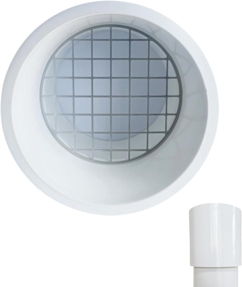 PVC Vent cap 0° Size 2-6 inch
