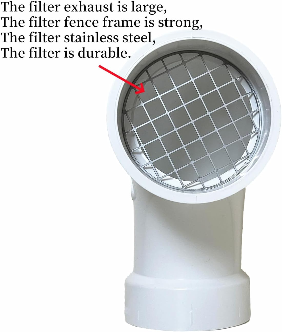 Corrosion resistant 304 stainless steel mesh used in LGQF-LL 3 inch vent caps.