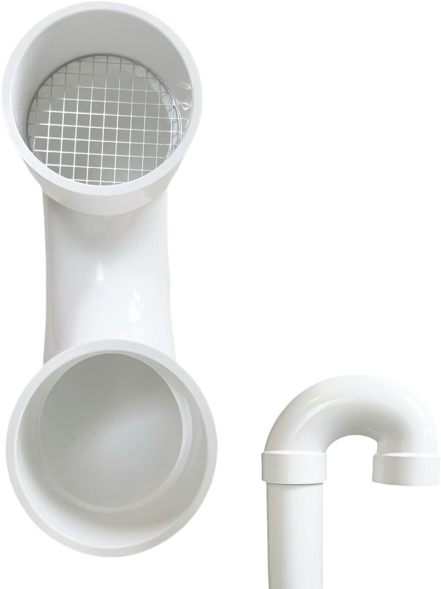 LGQF-LL 180 degree return-bend PVC vent cap