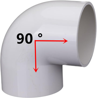 LGQF-LL 90 degree vent cap used for high-efficiency furnace intake and exhaust systems.