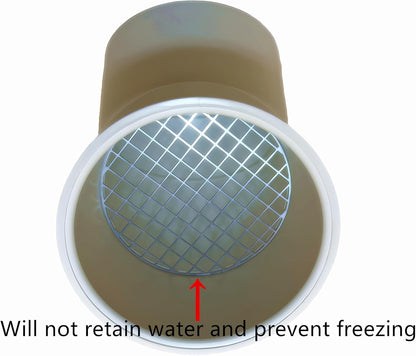 CONDENSATION DRAINAGE PATH
Allows moisture reaching the cap to exit
Does not guarantee freeze prevention
